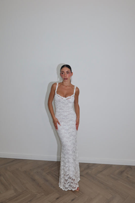 LongDress PLACE bianco