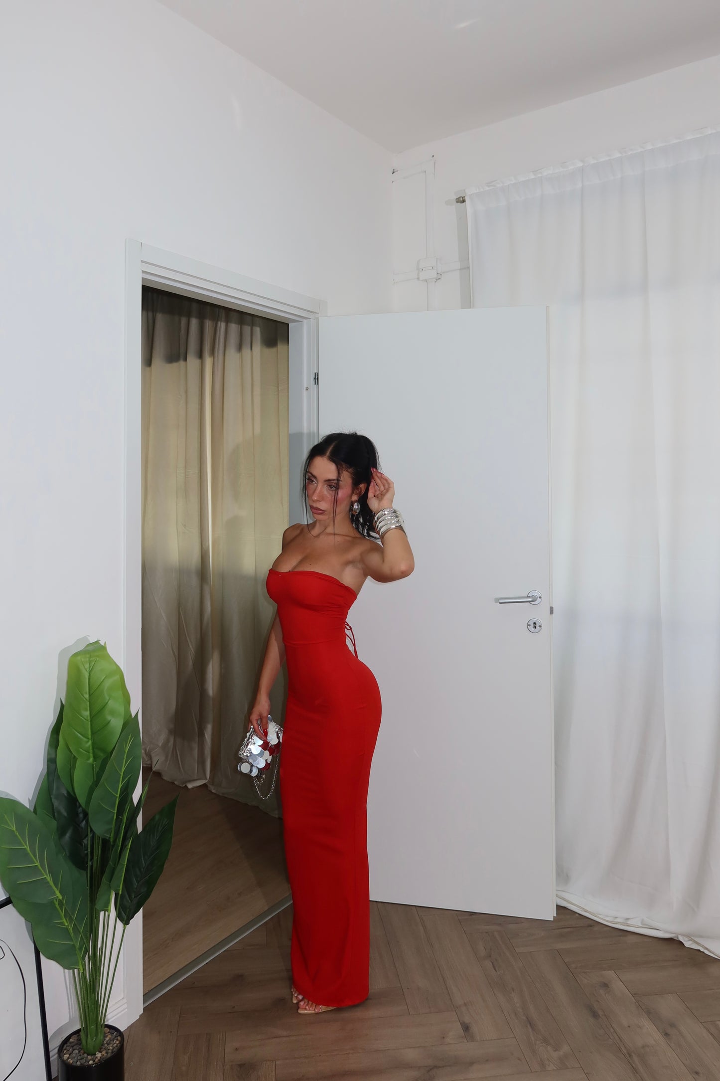 Longdress LENA rosso