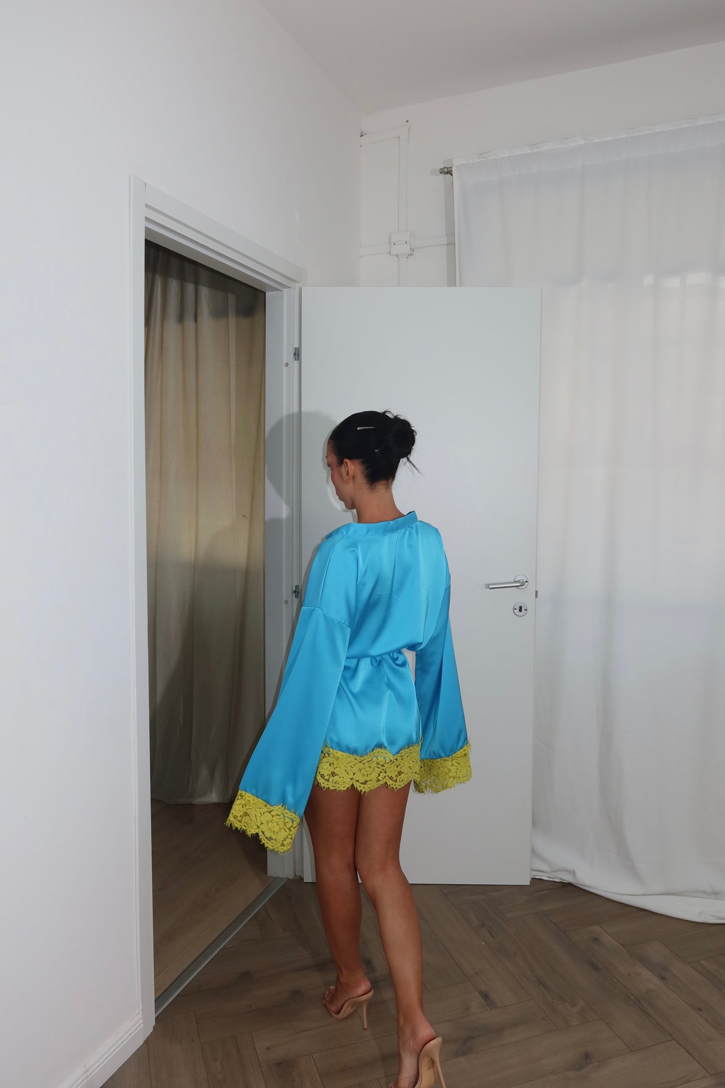 Kimono JAPAN azzurro