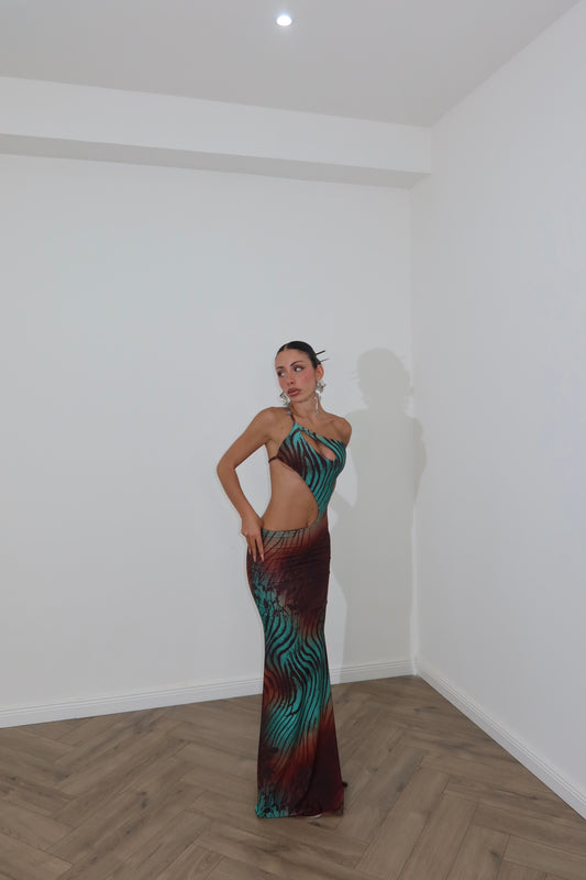 LongDress GEMINI zebrato