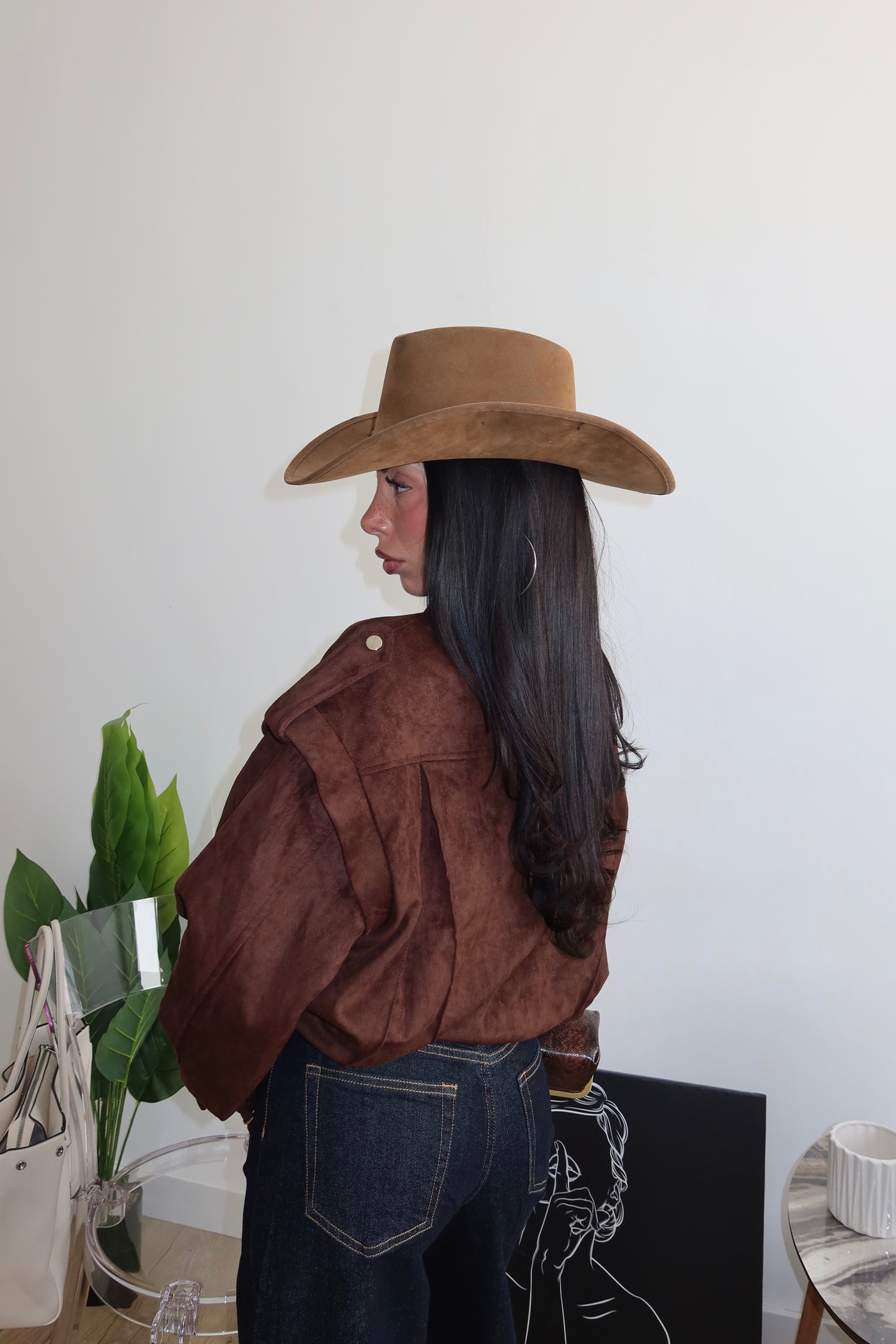 Jacket CAMOSCIO OVER choco