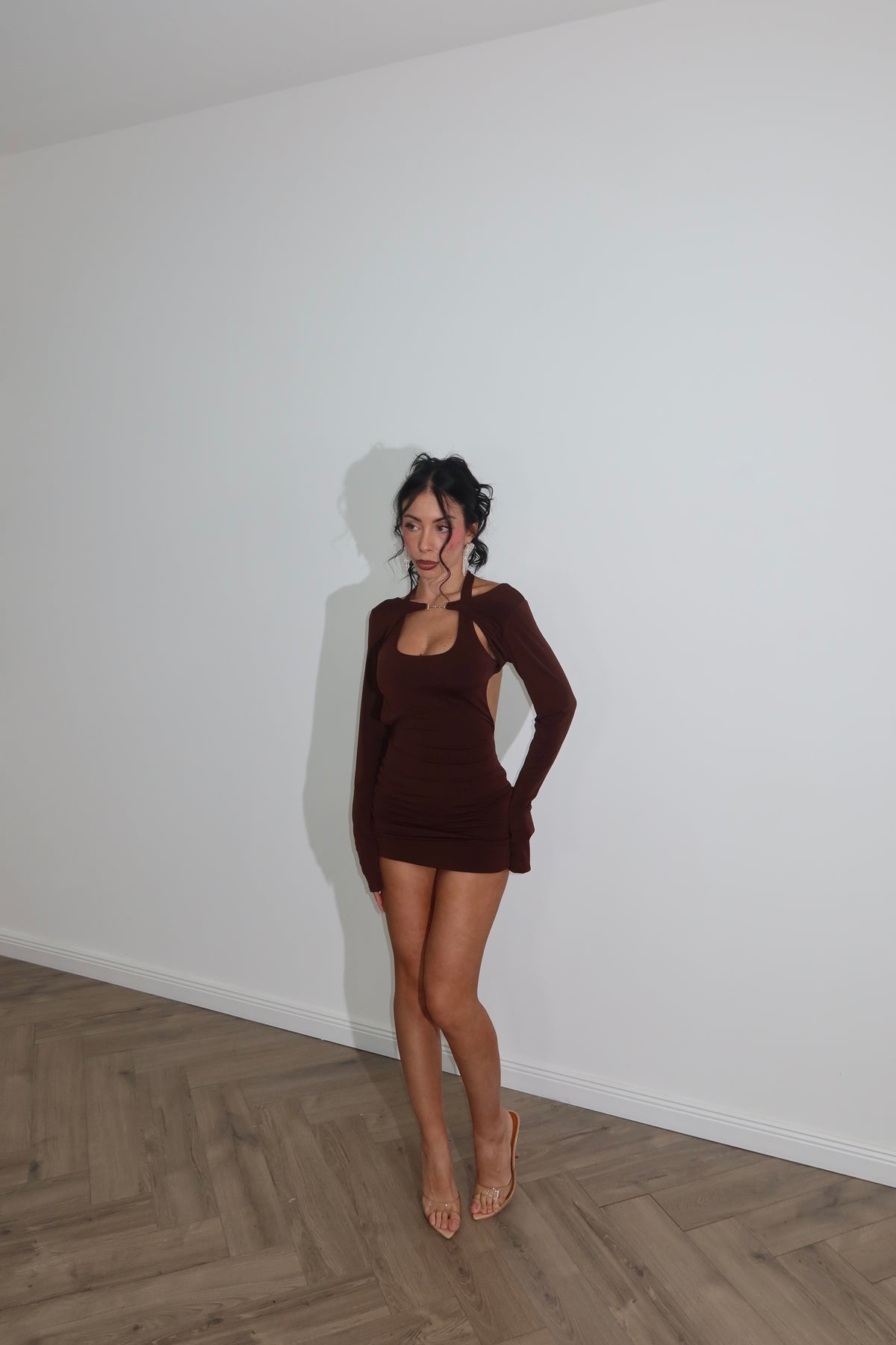 MiniDress AMANDA choco