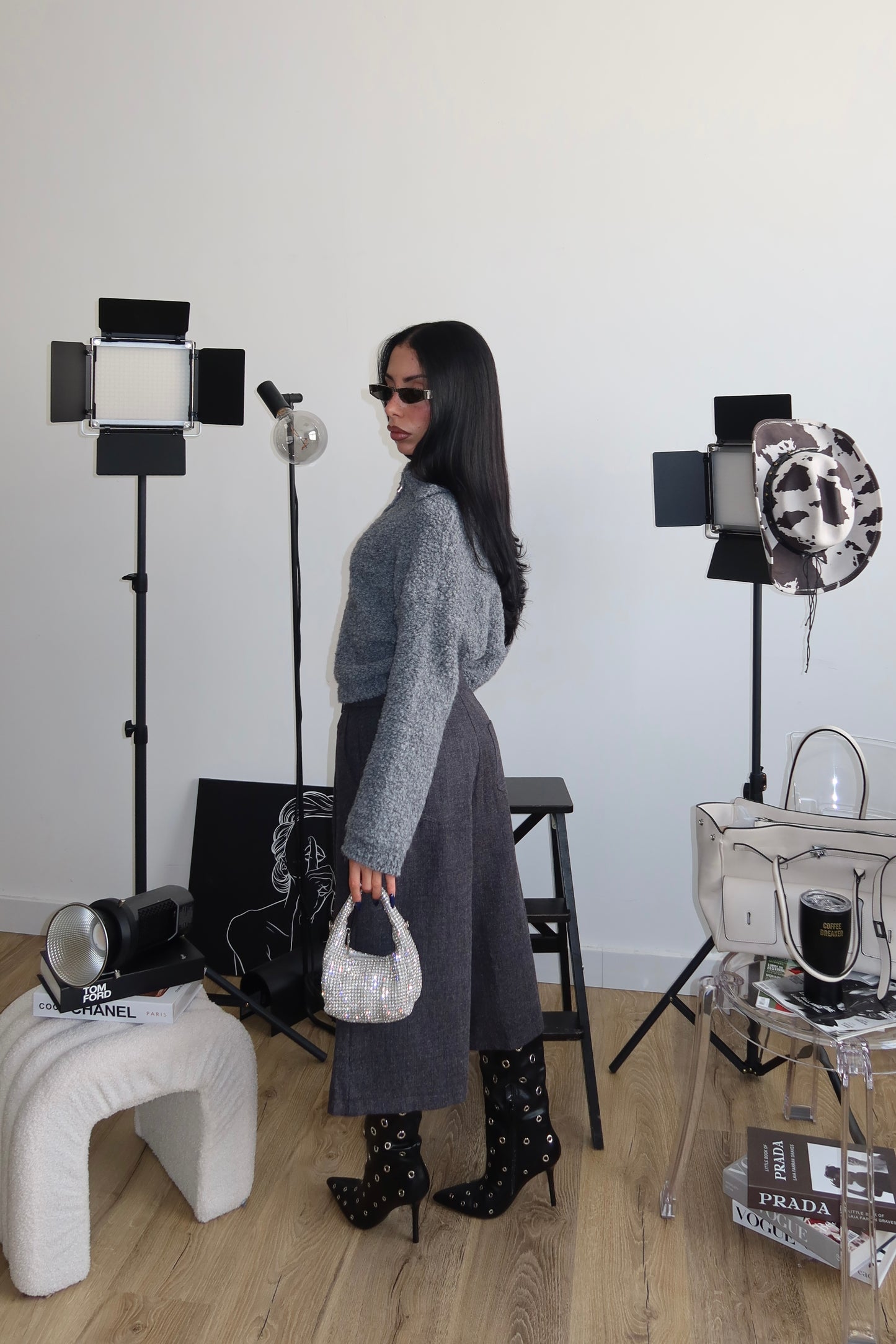 Bermuda DADDY LOVER grigio