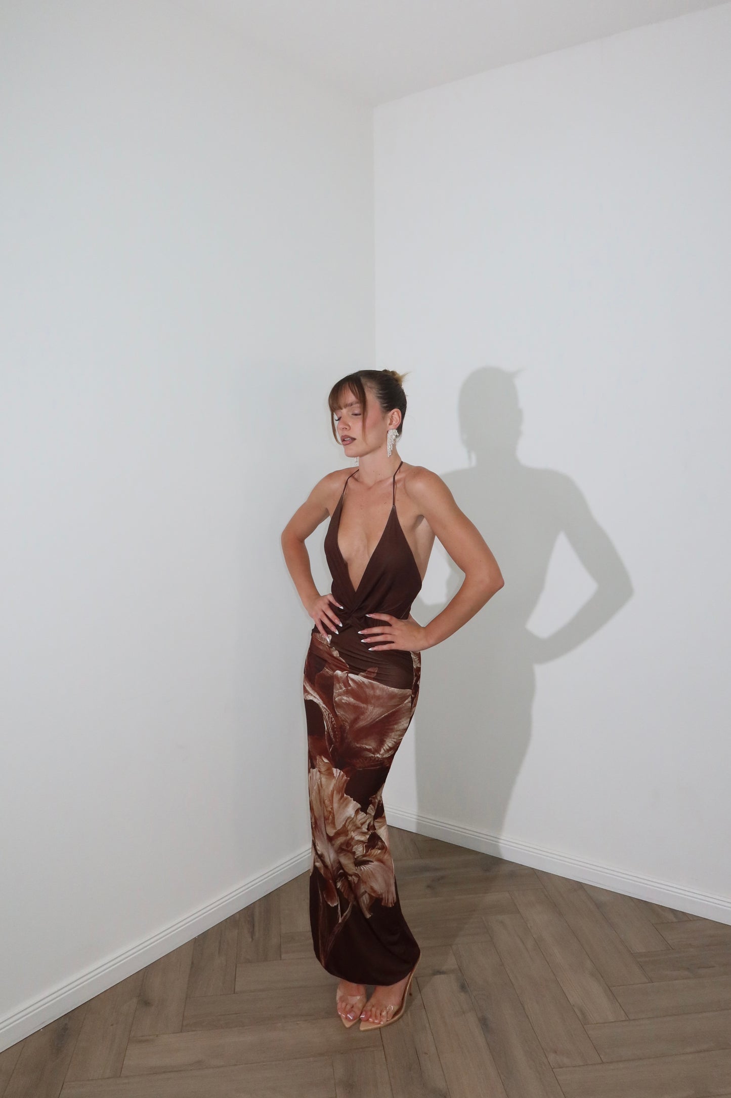 LongDress GIACINTO choco