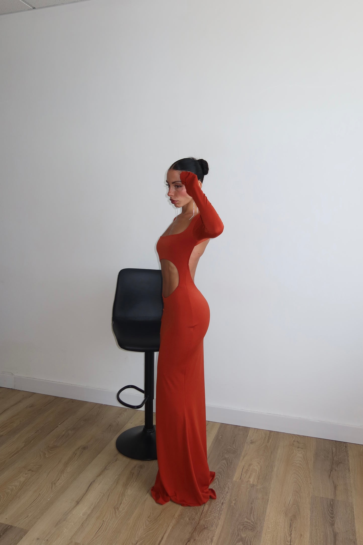 LongDress GISELLE mattone