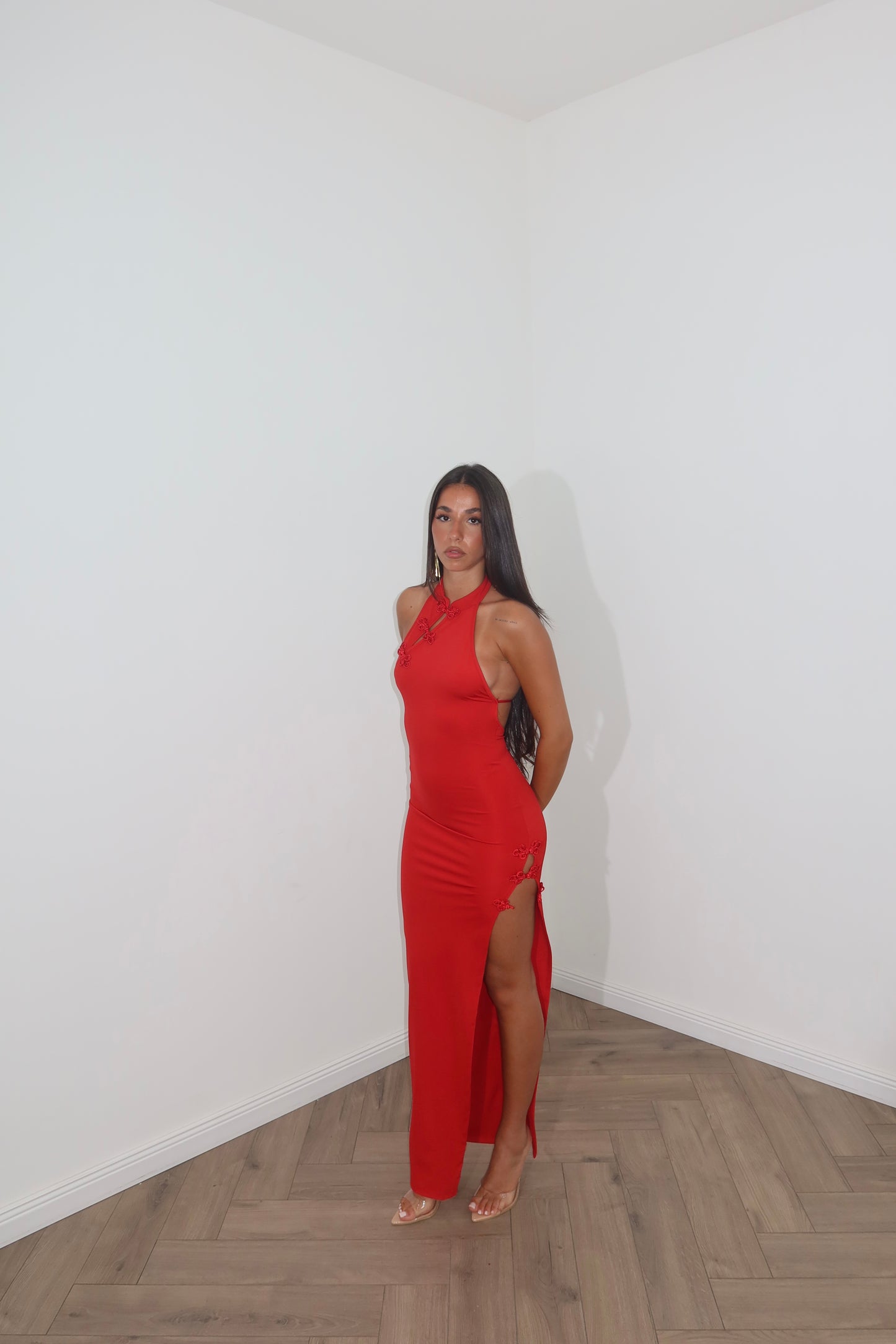 LongDress DELYA rosso