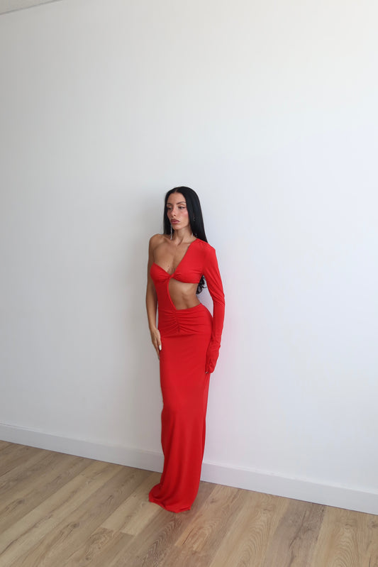 LongDress MIRAME rosso