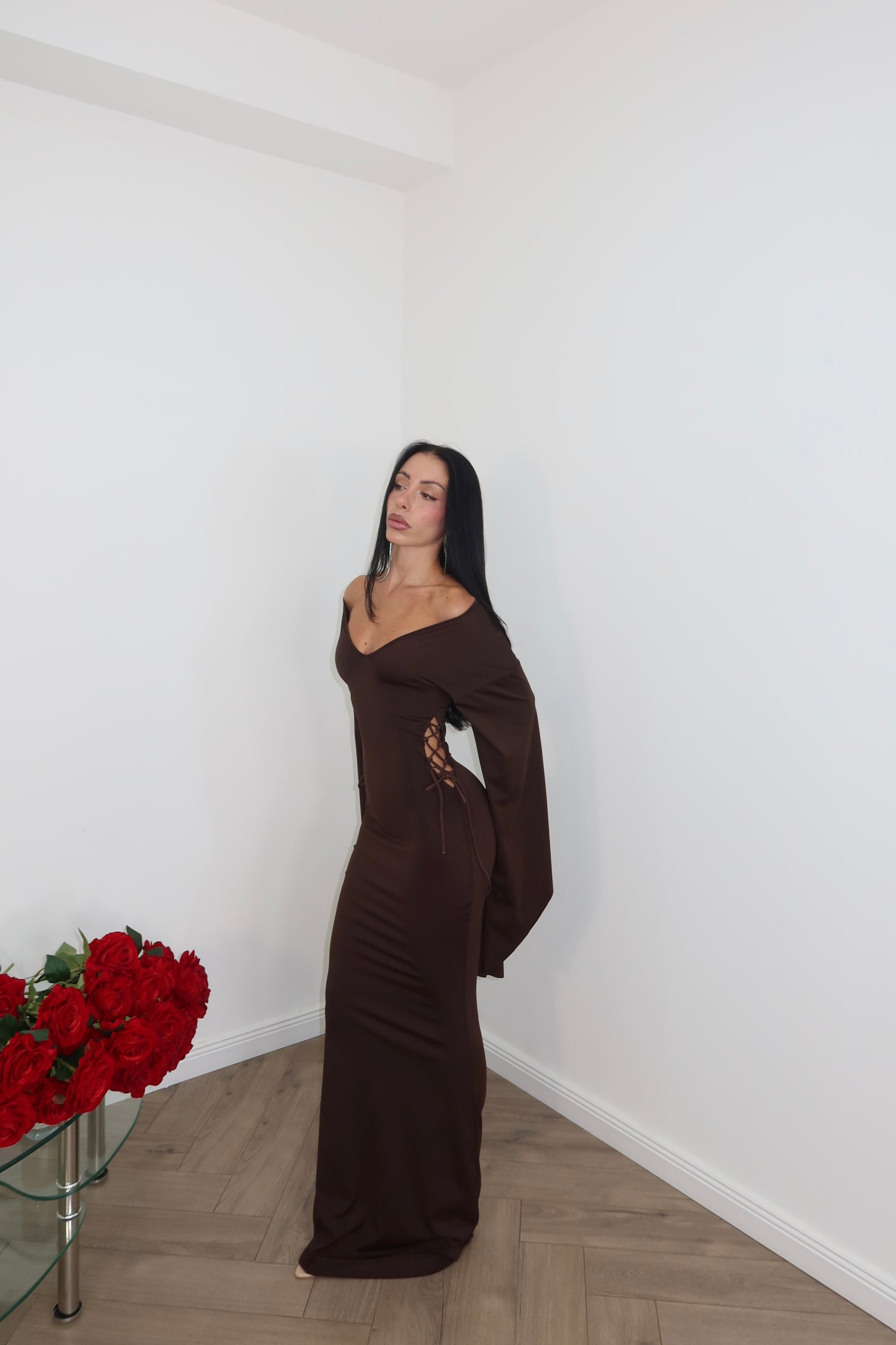 LongDress SABINE choco
