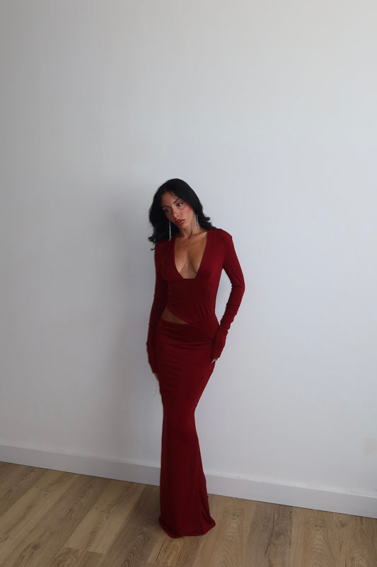 LongDress VERONIQUE bordeaux
