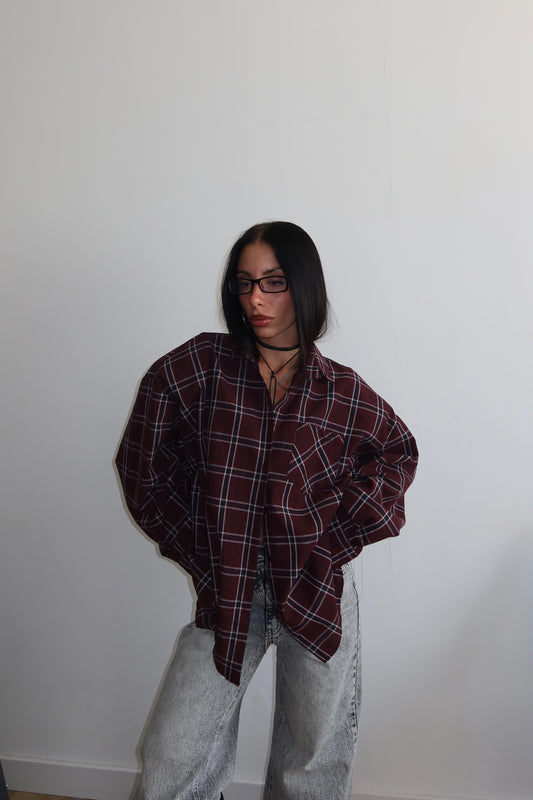 Camicia CYRUS bordeaux