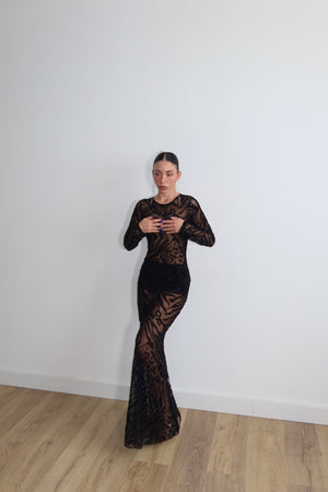 LongDress STACY nero