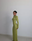 Dress ELIZABETH verde acido