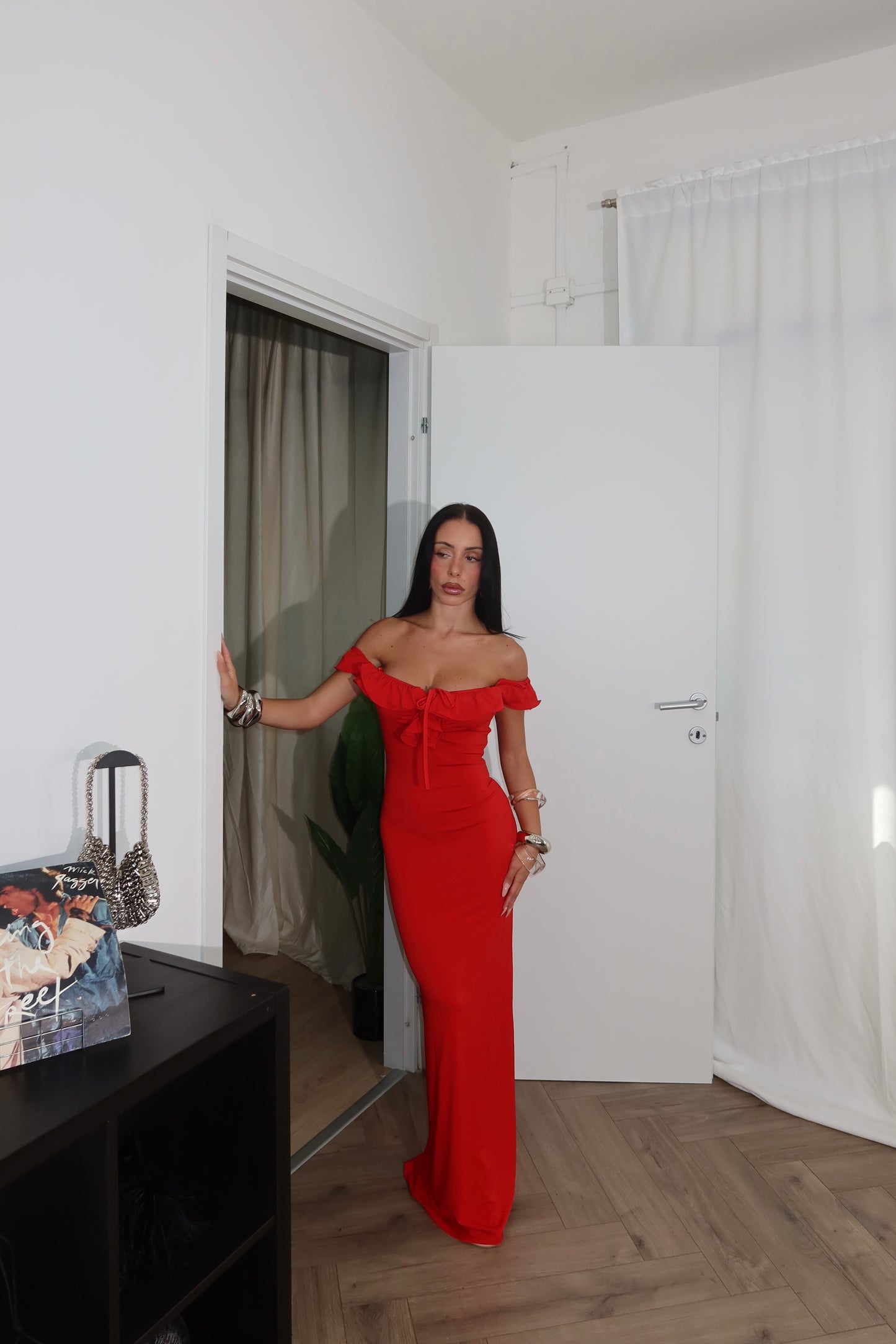 LongDress SCULPT rosso