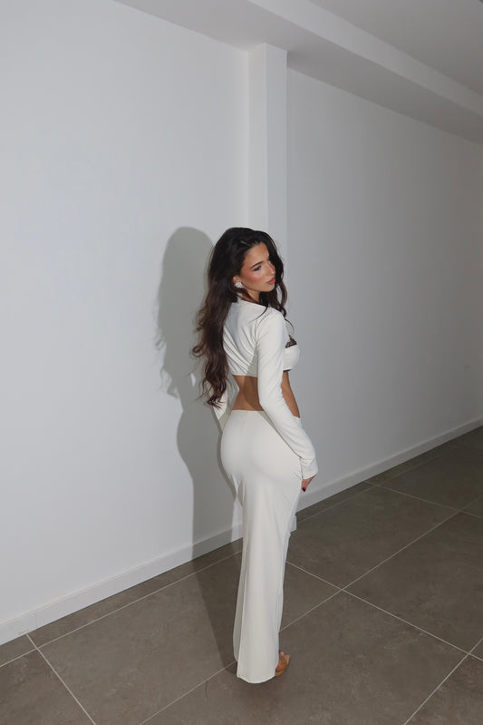 RAMON cream corduroy set