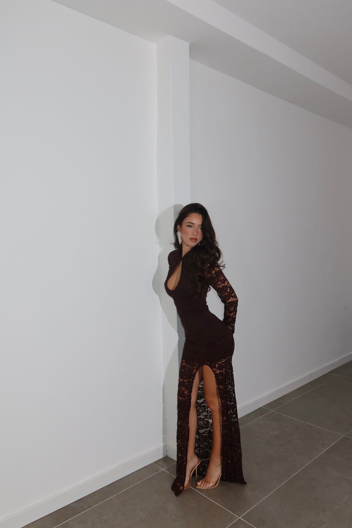 LongDress THE SPACE choco