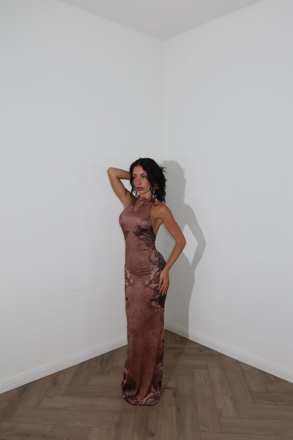 Longdress TAMARA choco