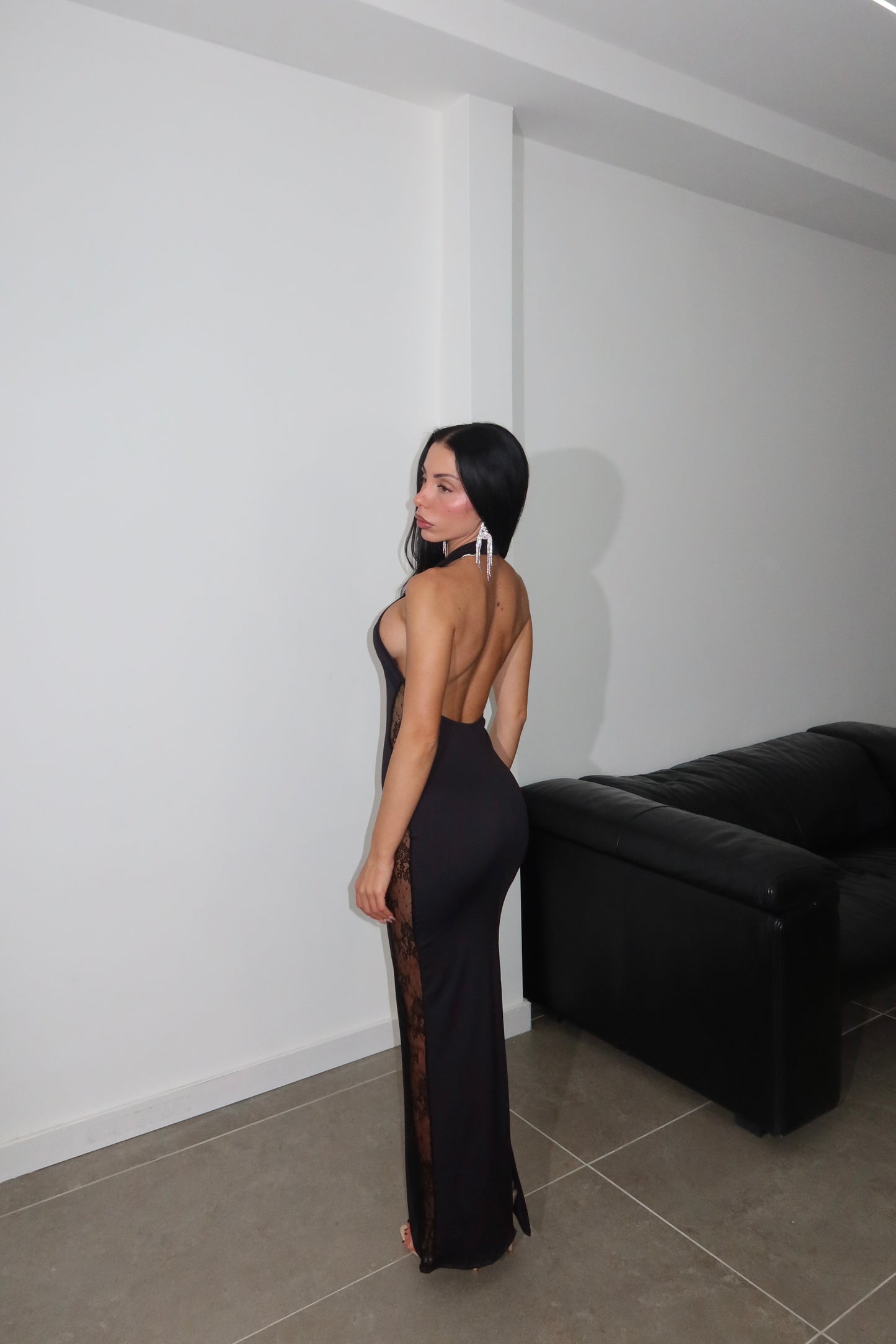 LongDress TRASPARENZE nero