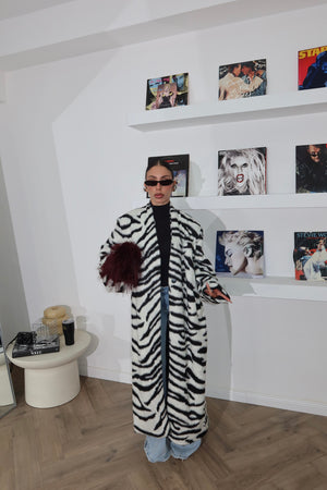 Coat ILLUMIN nero/bianco