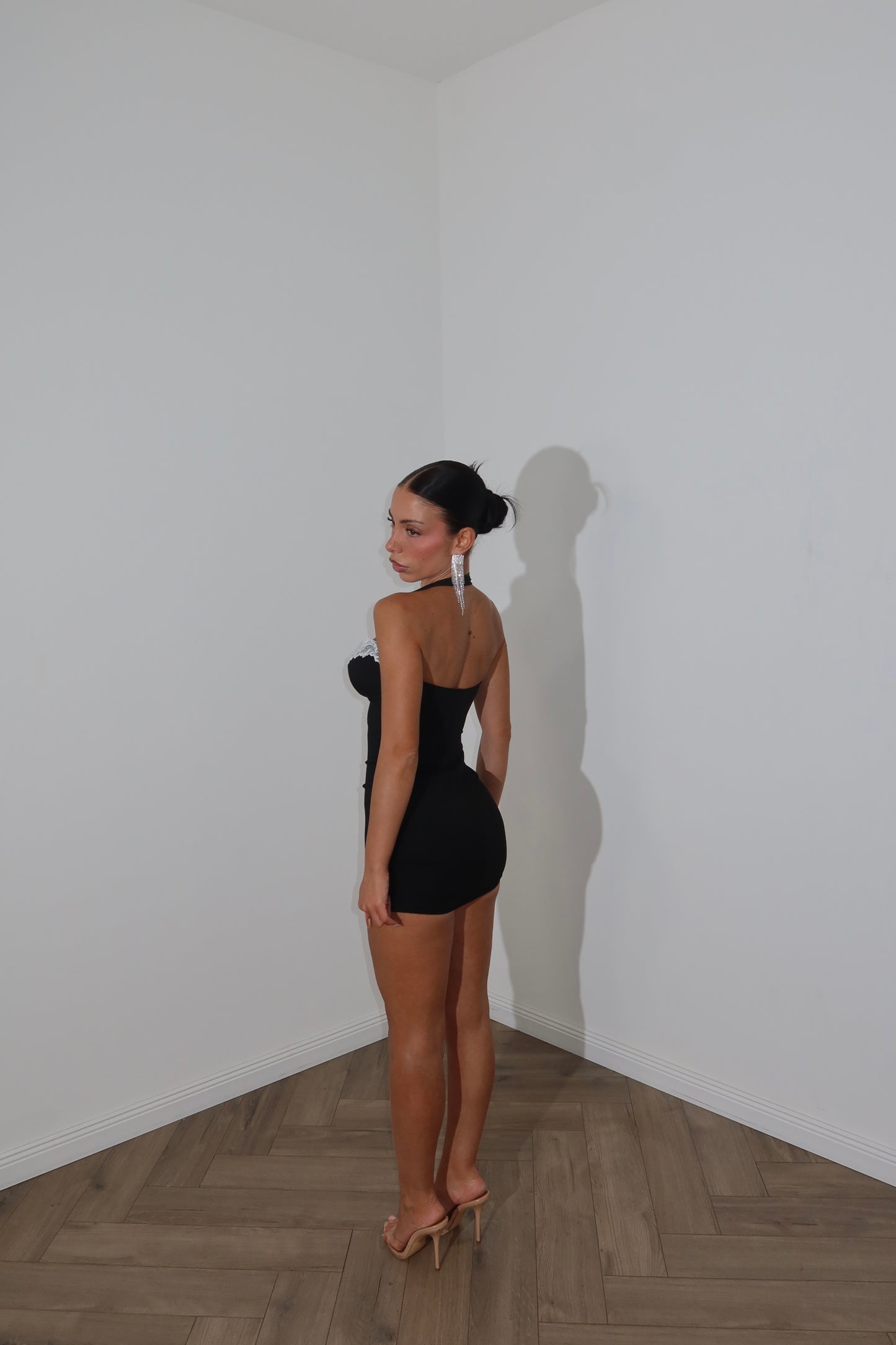 MiniDress BERNADETTE PIZZO nero