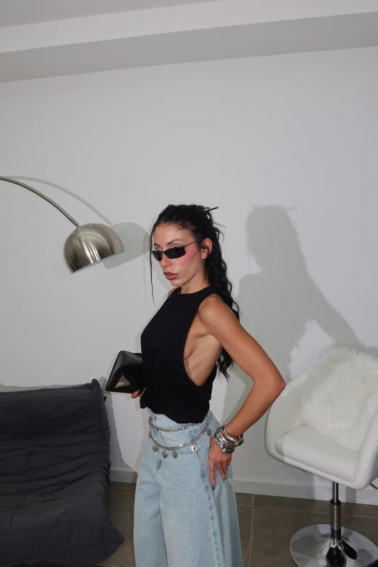 Top ANELLO nero