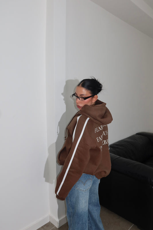 Felpa GIRL choco