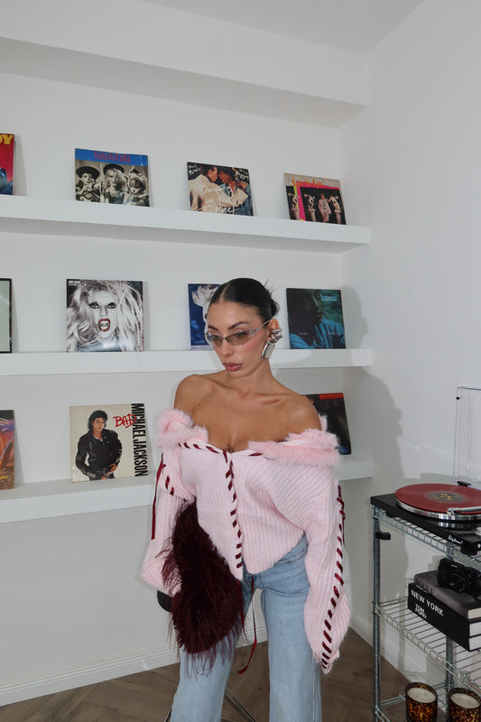 Pink SIZE sweater