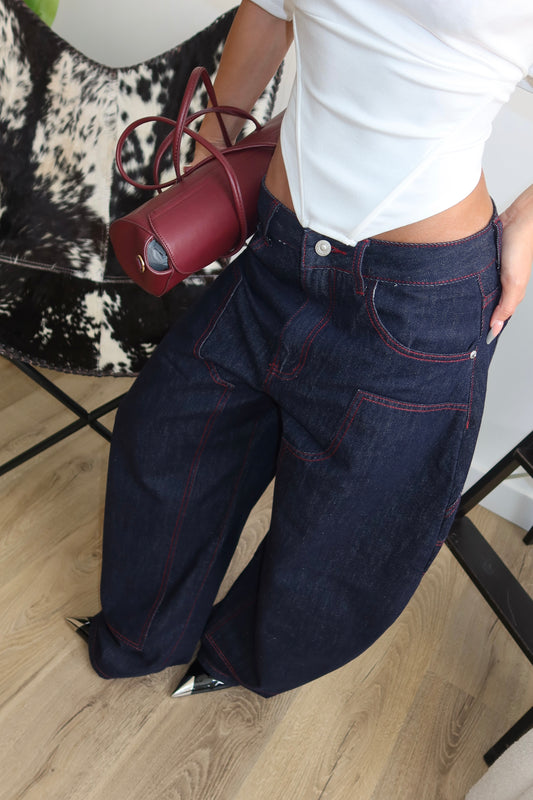 Jeans CUCITURA ROSSA