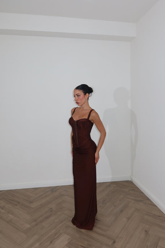 LongDress PASSION choco