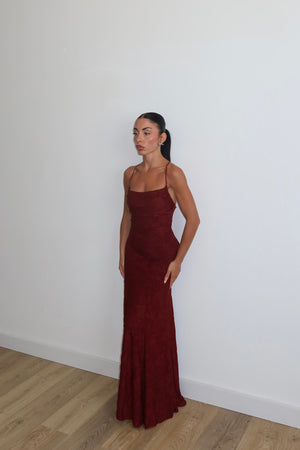 LongDress ISIDE bordeaux