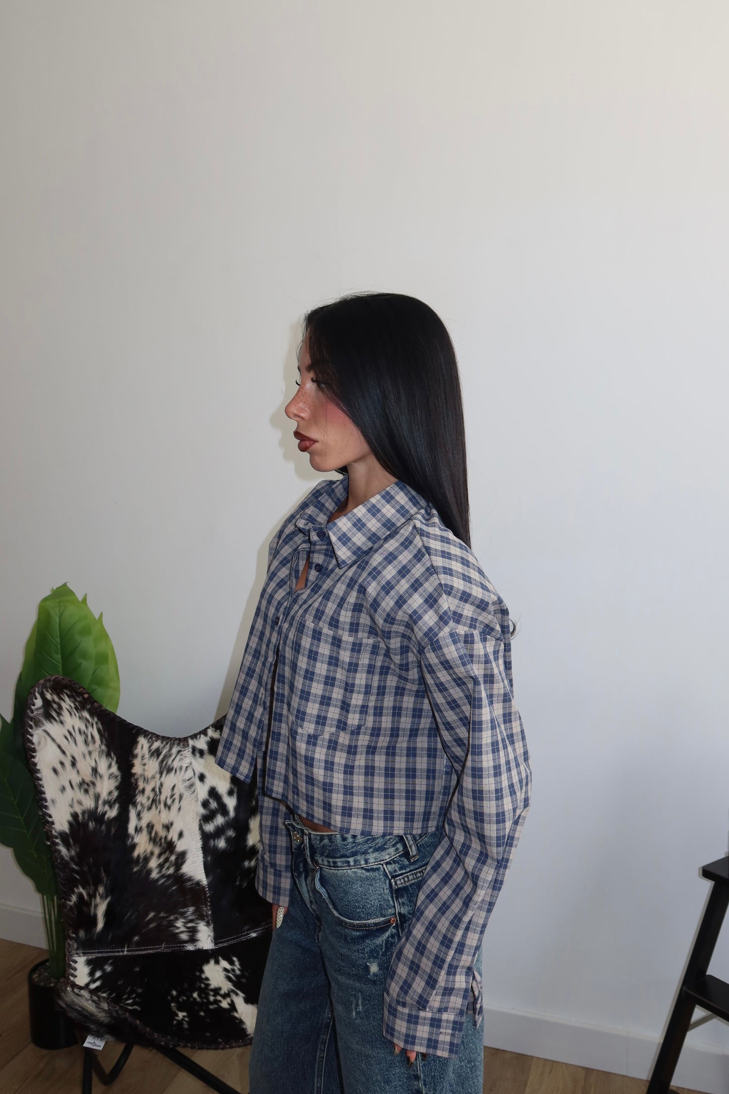 Camicia DIBE CROP 2.0 azzurra