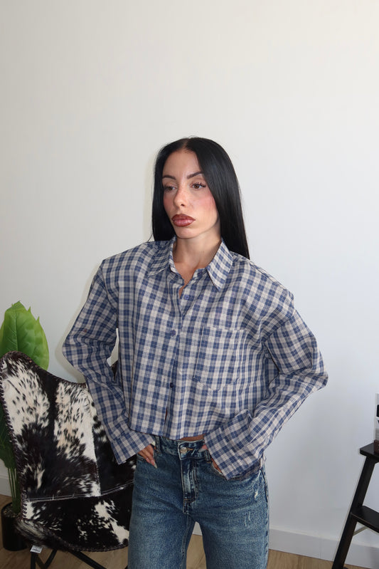 Camicia DIBE CROP 2.0 azzurra