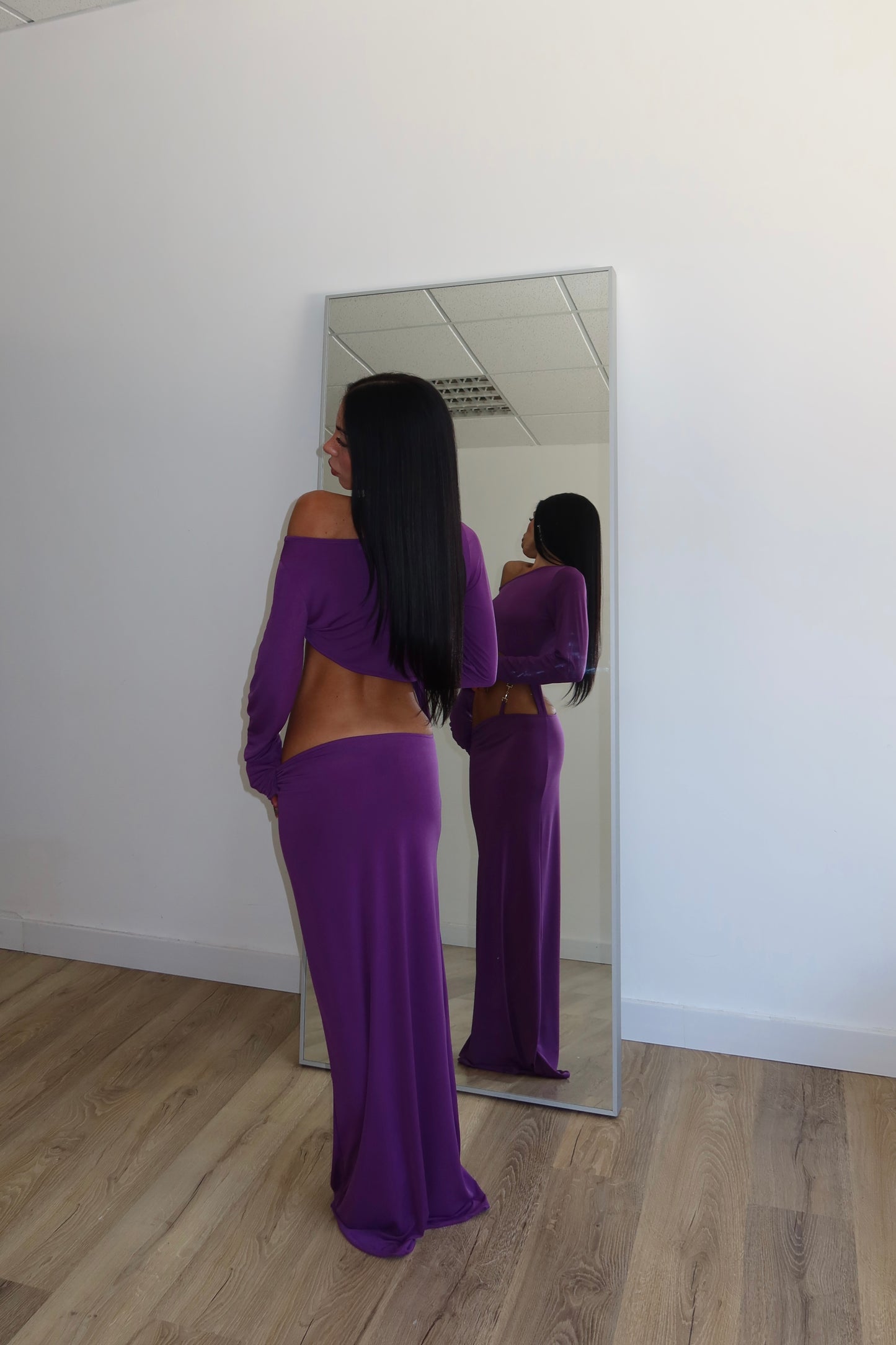 LongDress METAL viola