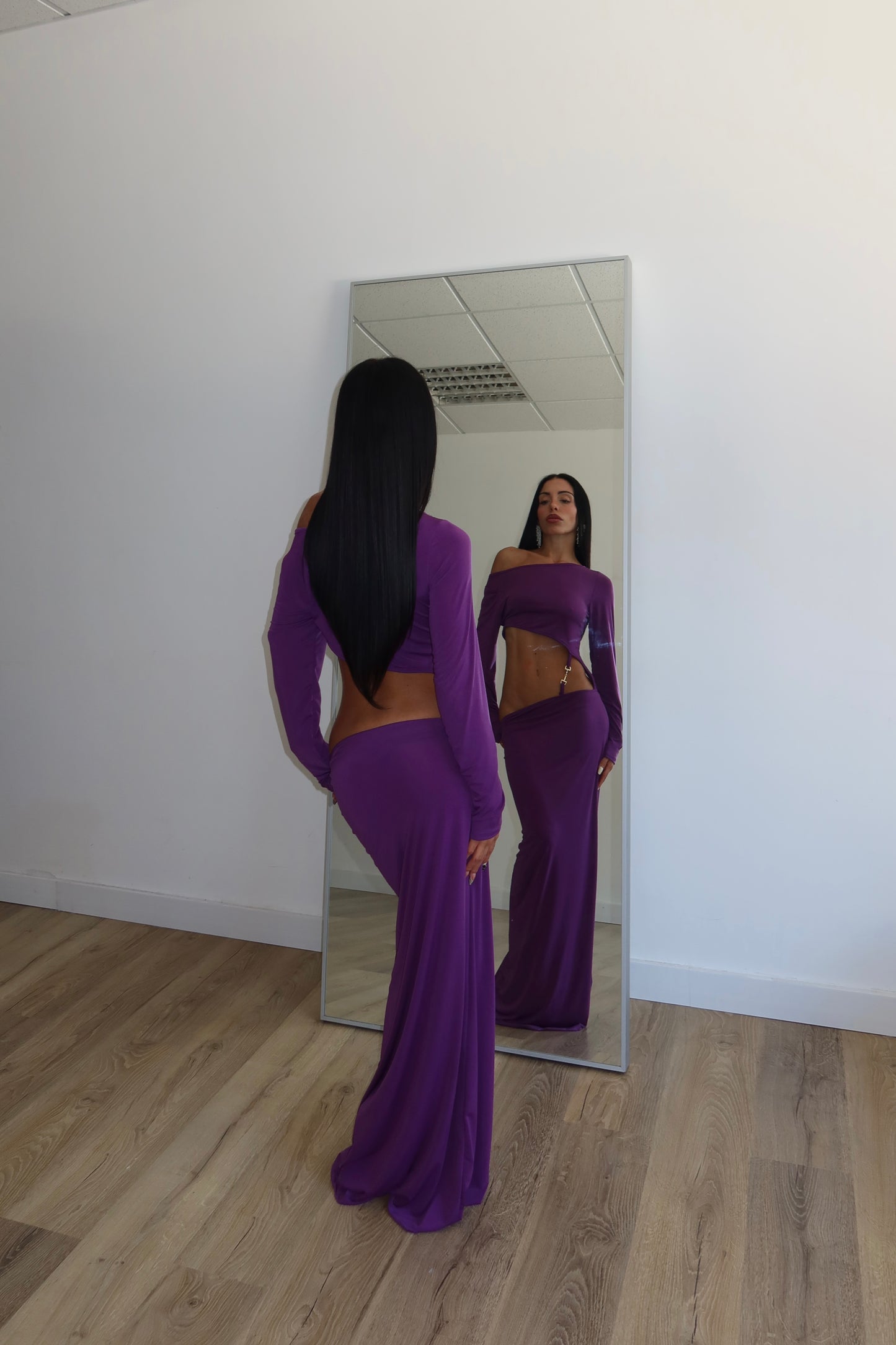 LongDress METAL viola