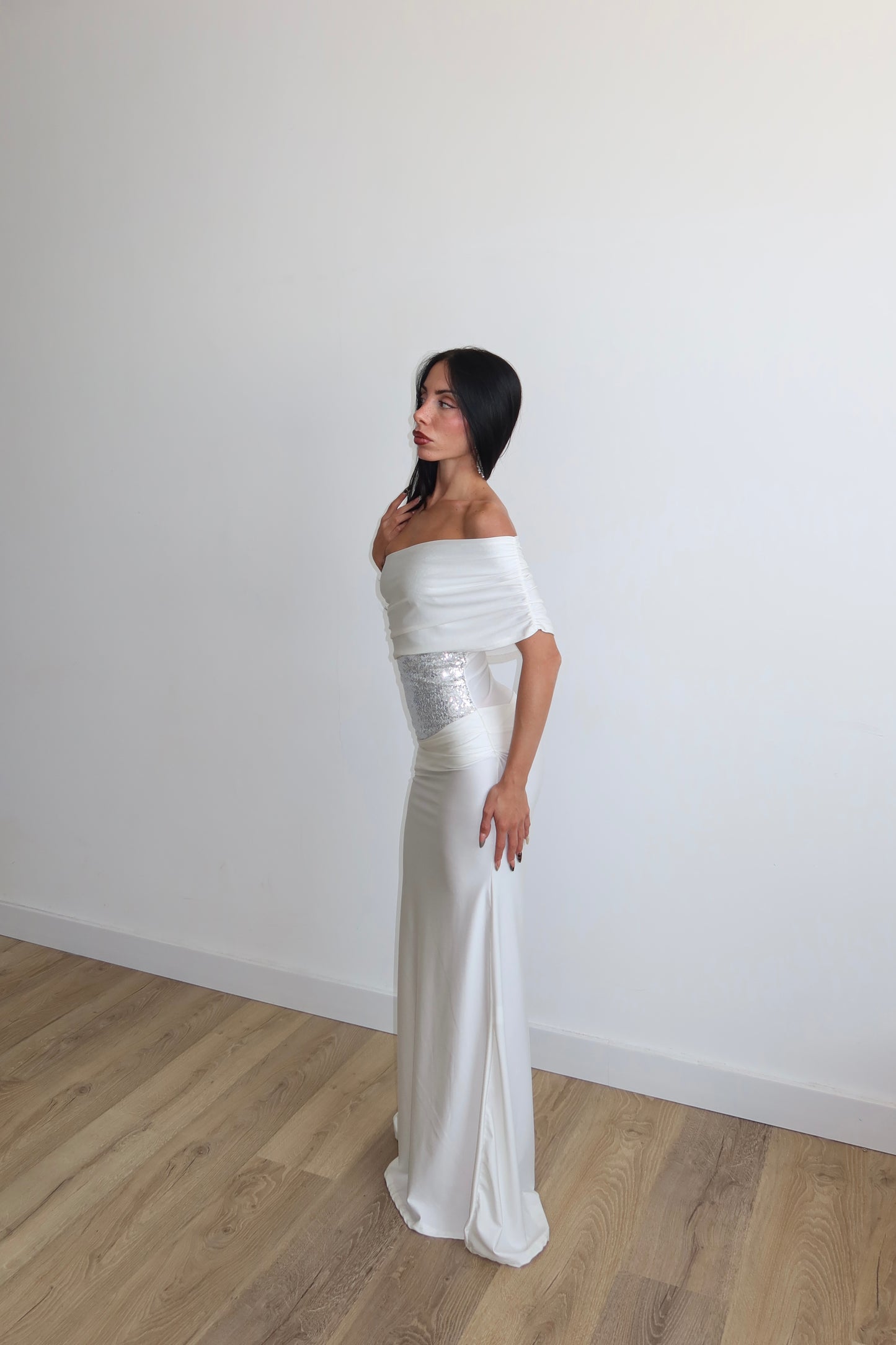 LongDress CHANTAL bianco