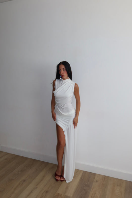 LongDress TWILA bianco