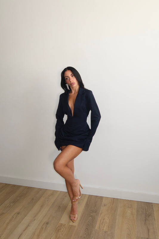 MiniDress BLAZER  blu