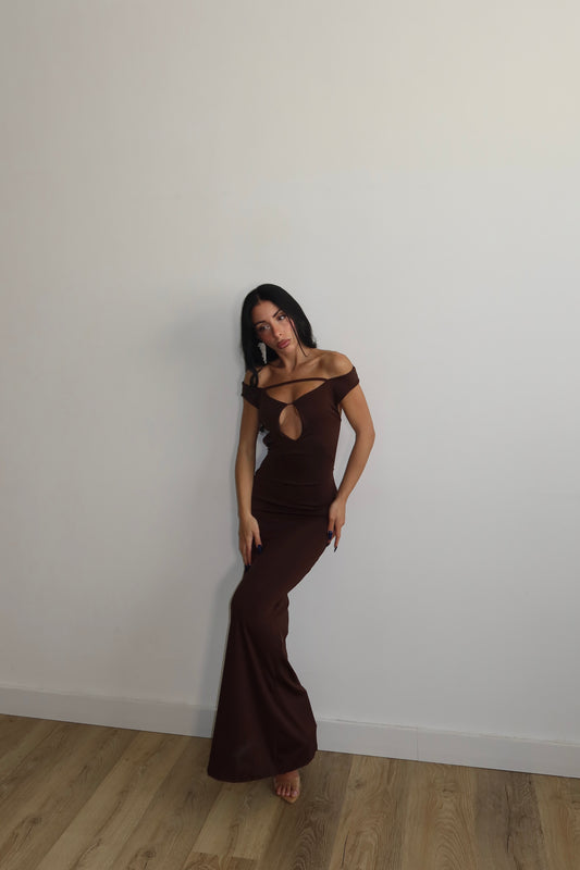 LongDress ELIAS choco