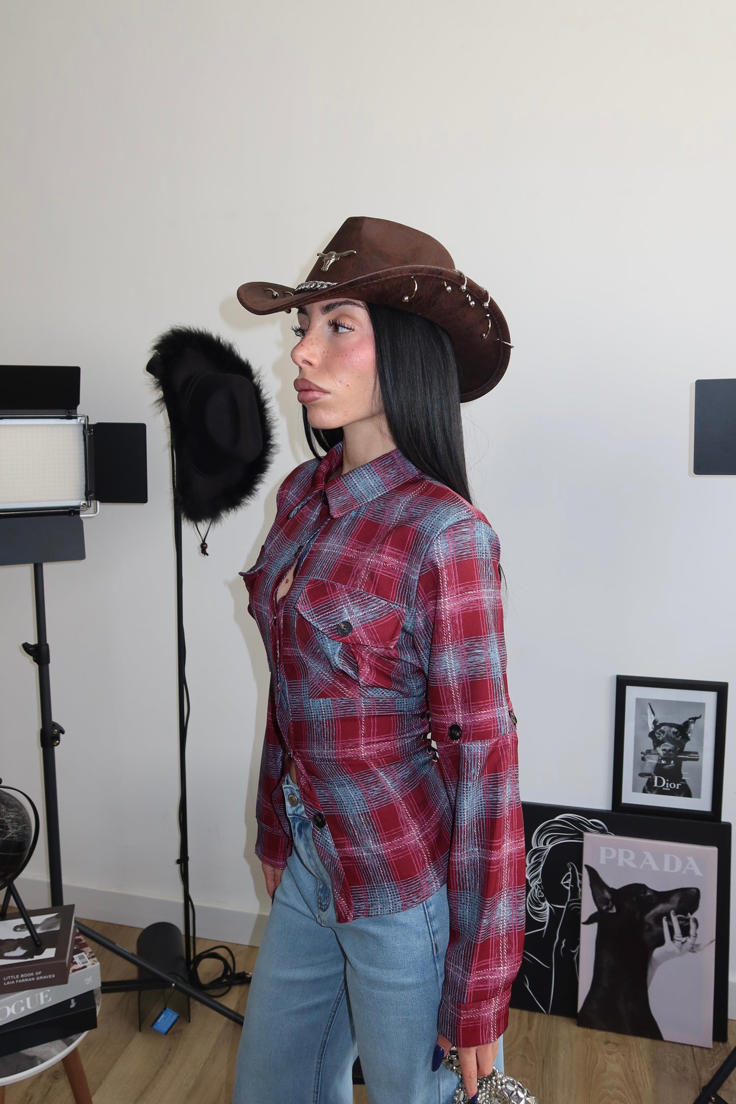 Camicia SUZYE bordeaux