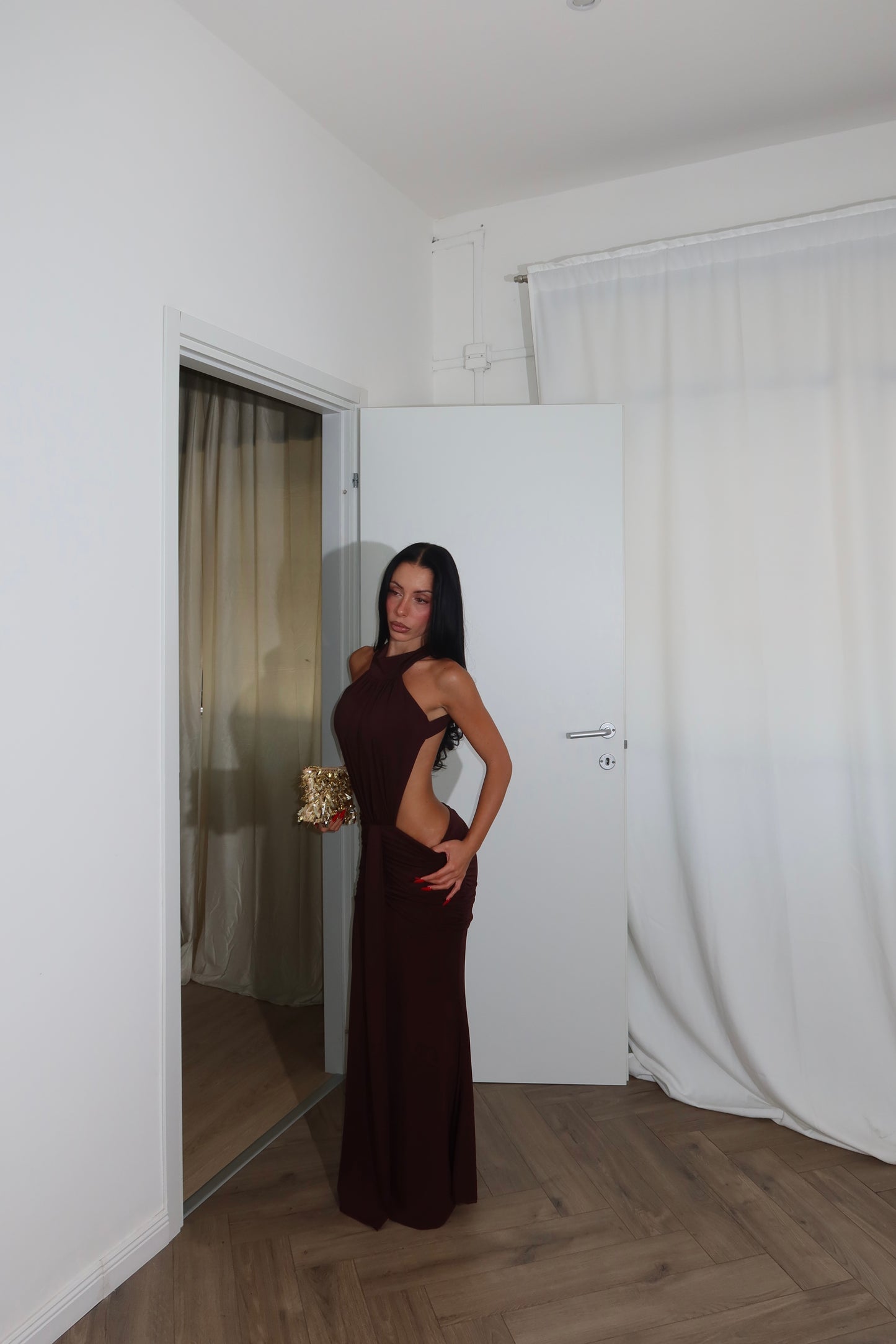 LongDress FEELING choco