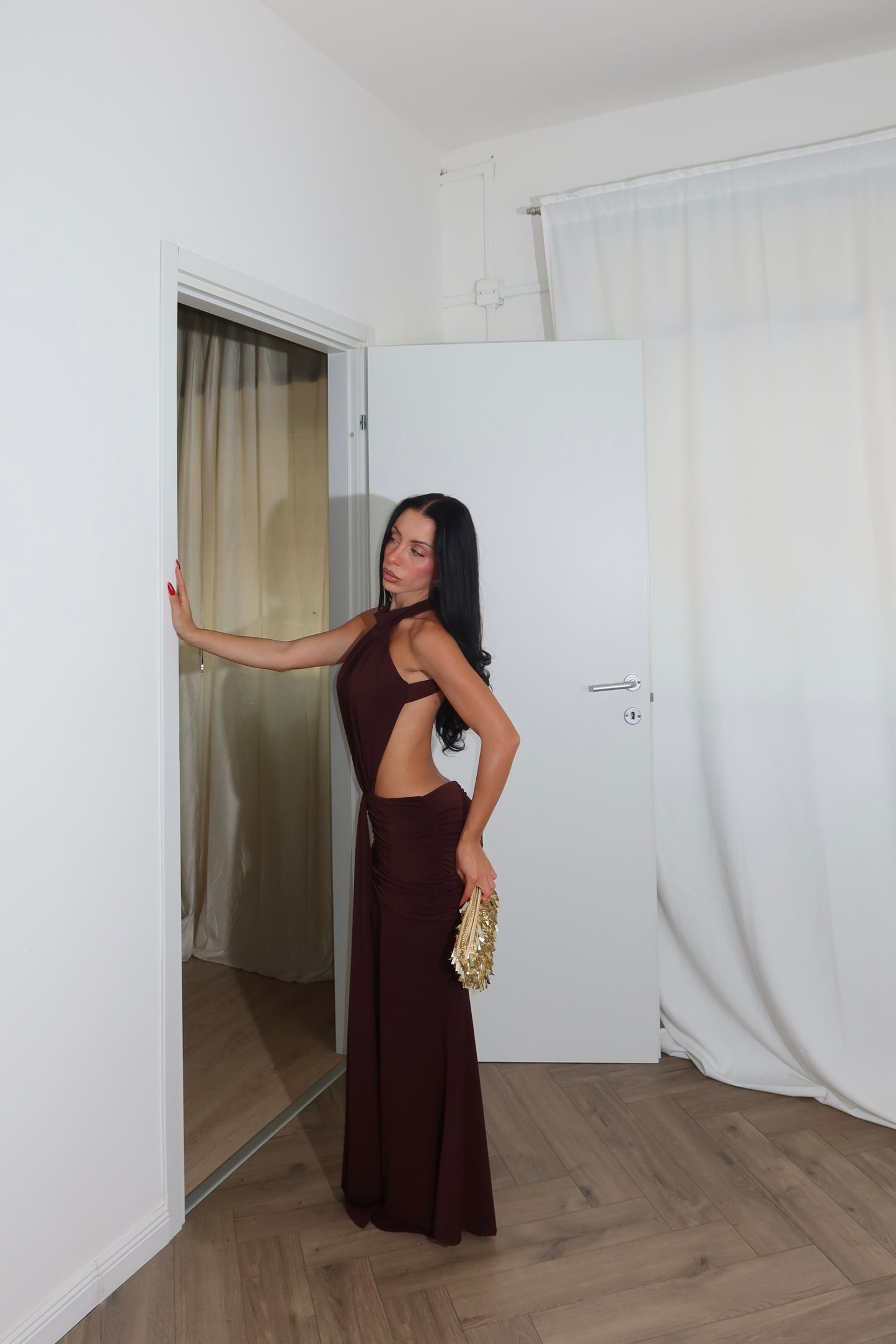 LongDress FEELING choco