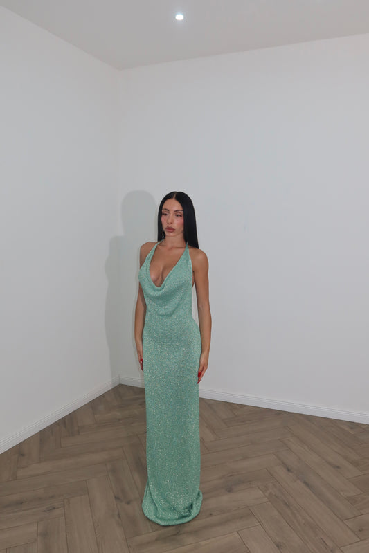 LongDress SA CALETA verde menta