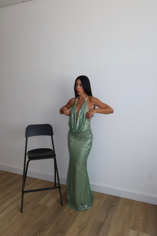 LongDress PRINCESA verde