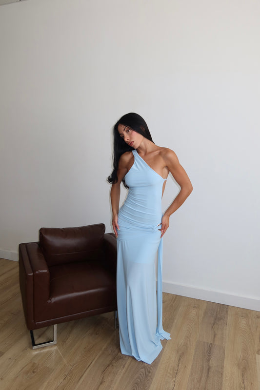 LongDress PARTHENOPE celeste