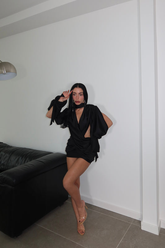 MiniDress PENELOPE nero