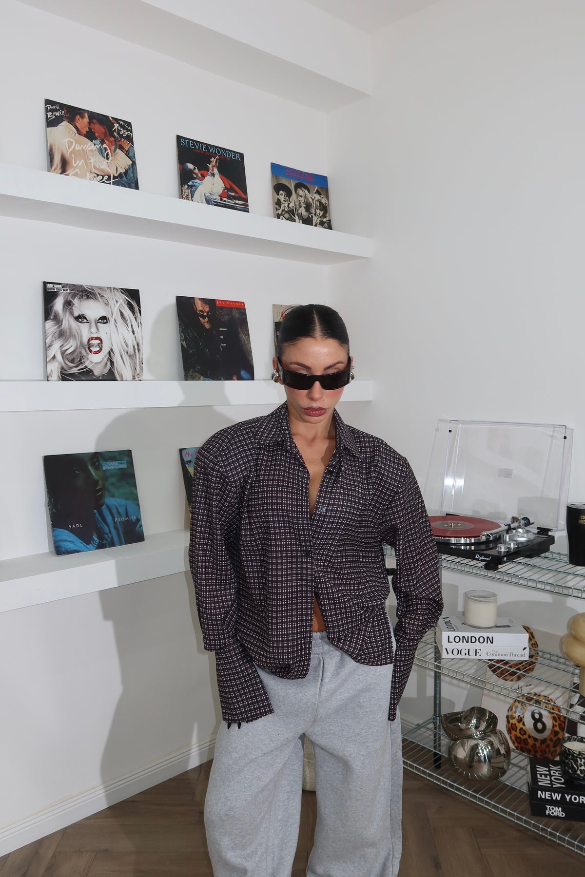 Camicia PRISON blu/bianca